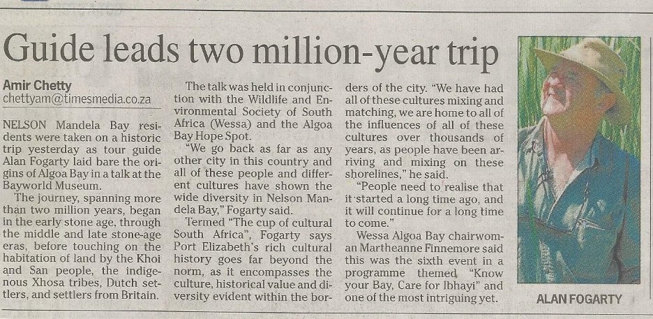 Tours South Africa with Alan Tours, Port Elizabeth